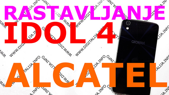 Kako rastavit mobitel Alcatel IDOL4