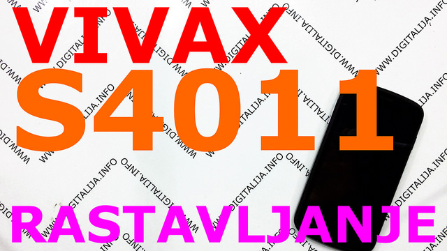 Kako rastaviti mobitel VIVAX Smart Fun S4011