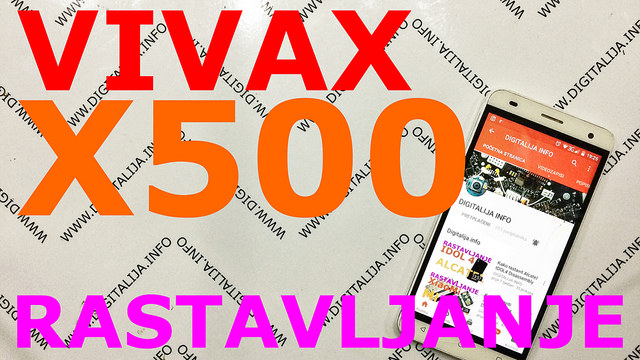 Kako rastaviti mobitel Vivax Smart Point X500