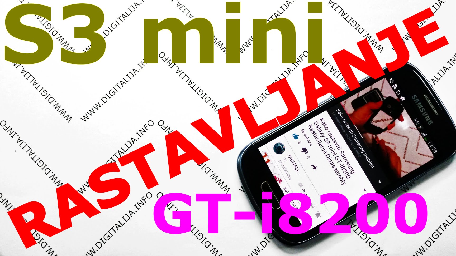 Wie zerlegt man Samsung Galaxy S3 mini GT-i8200
